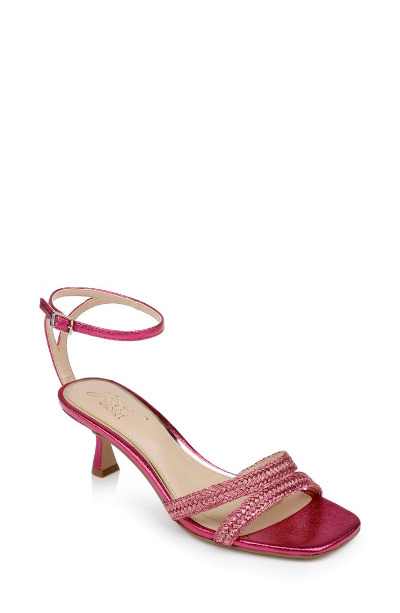 Badgley Mischka Hayzel Metallic Kitten Heel Sandal Gold | Women Kitten Heel