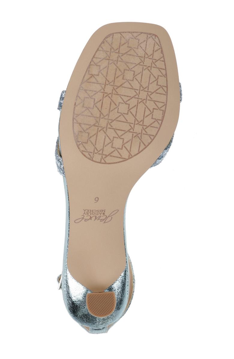 Badgley Mischka Hayzel Metallic Kitten Heel Sandal Gold | Women Kitten Heel