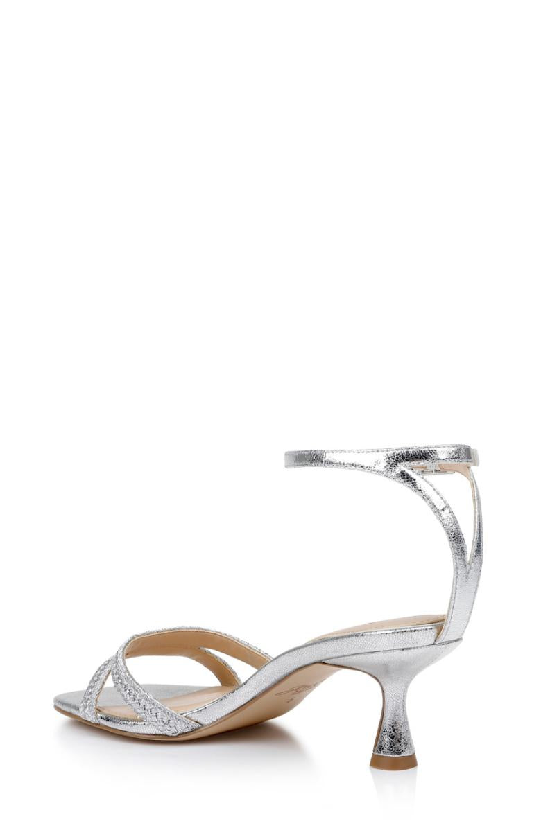 Badgley Mischka Hayzel Metallic Kitten Heel Sandal Gold | Women Kitten Heel