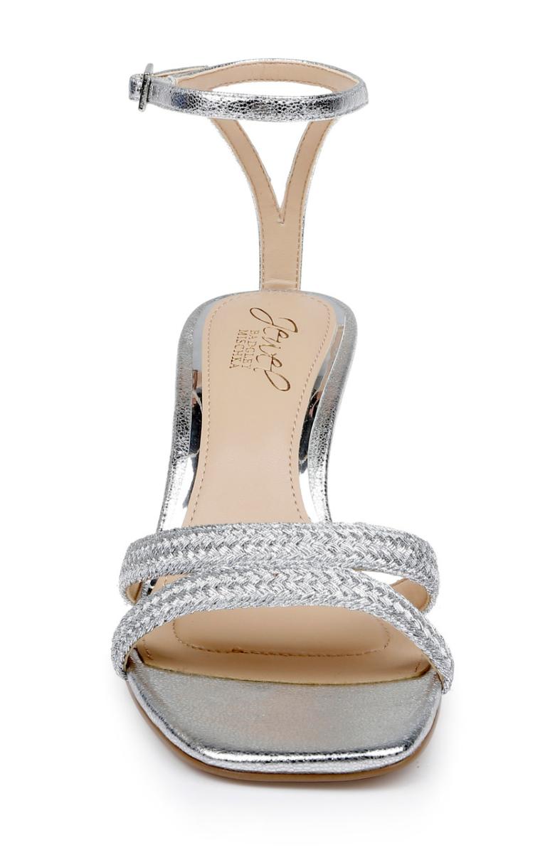 Badgley Mischka Hayzel Metallic Kitten Heel Sandal Gold | Women Kitten Heel