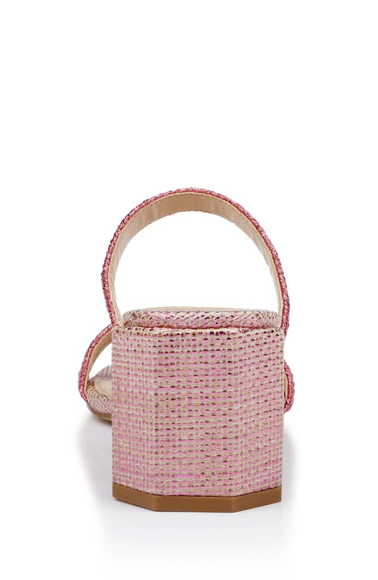 Badgley Mischka Heat Textured Block Heel Mule Gold | Women Block Heels