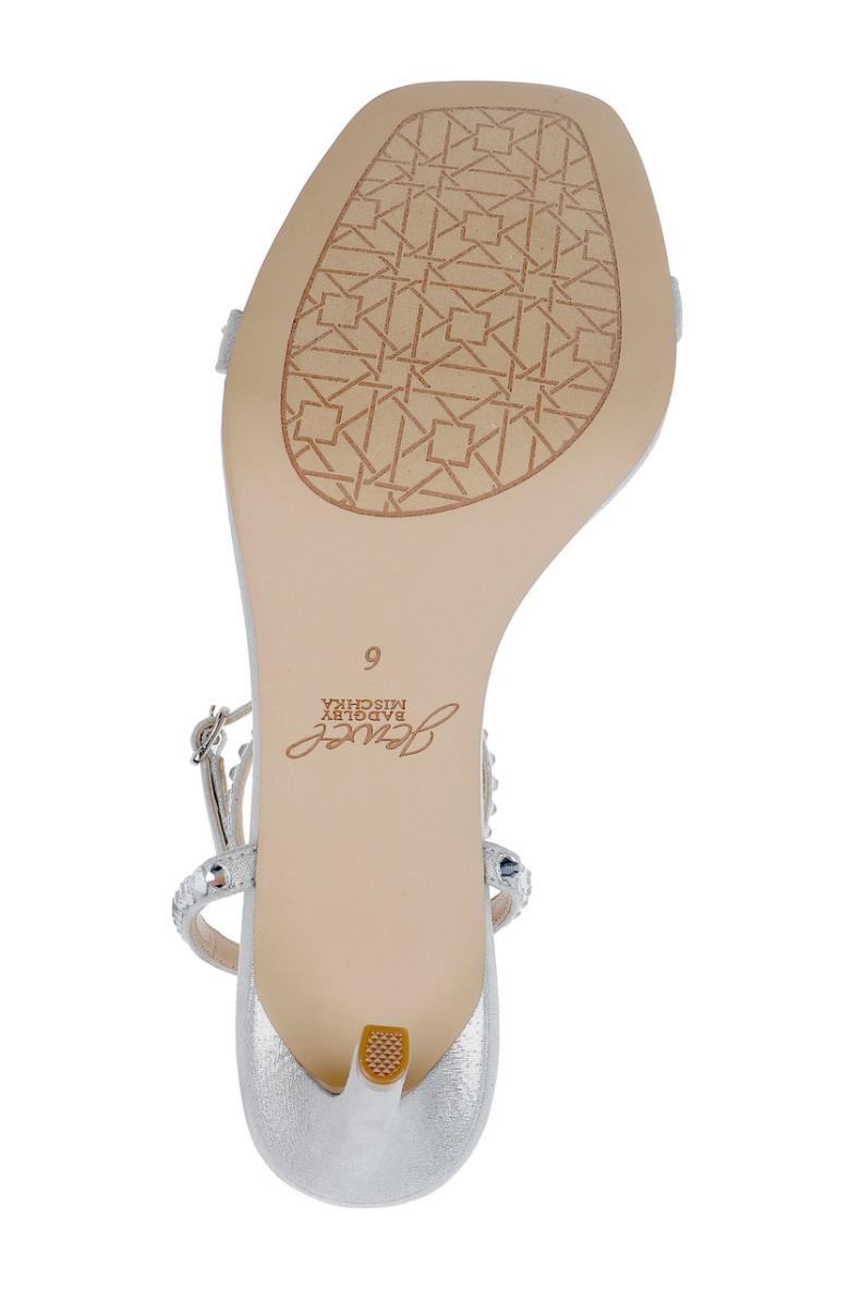 Badgley Mischka Hosana Sexy Stiletto With Gemstone-Studded Wraparound Strap Black | Women Stiletto