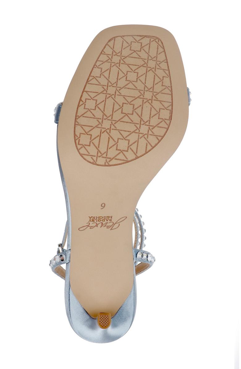 Badgley Mischka Hosana Sexy Stiletto With Gemstone-Studded Wraparound Strap Black | Women Stiletto