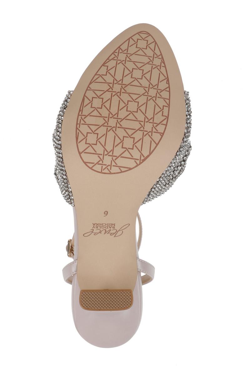 Badgley Mischka Huntley Crystal Strap Stiletto Heel Sandal Black | Women Stiletto