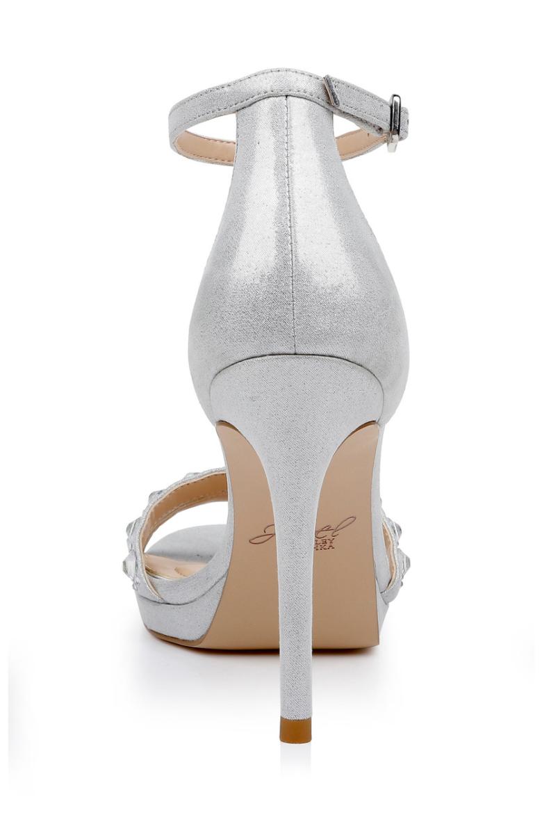 Badgley Mischka Hustle Platform With Gemstone-Studded Straps Black | Women Platform