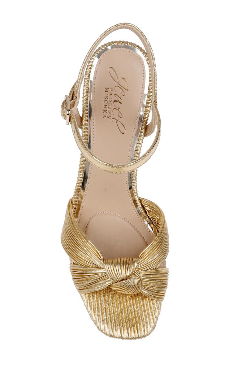 Badgley Mischka Hydee Pleated Stiletto Sandal Black | Women Stiletto