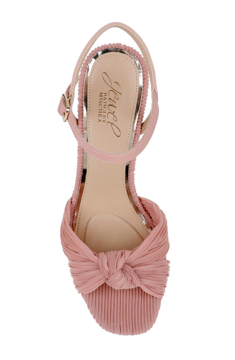 Badgley Mischka Hydee Pleated Stiletto Sandal Black | Women Stiletto