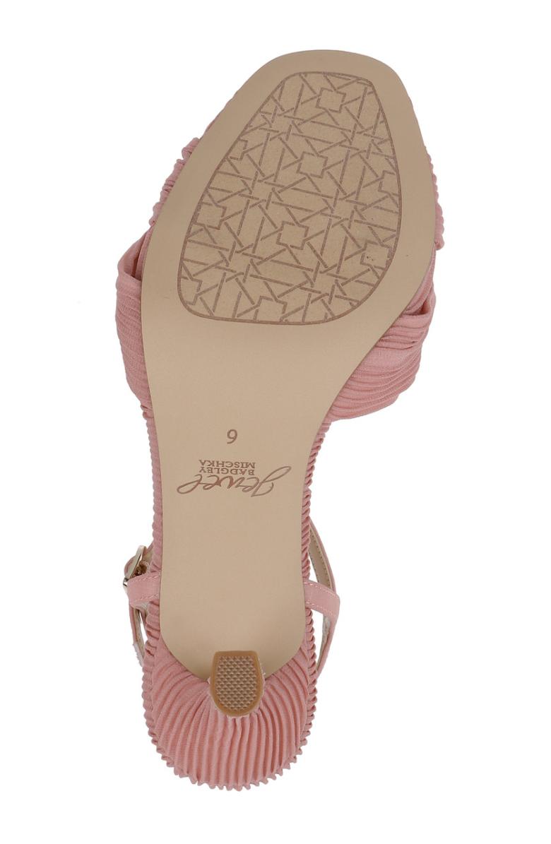 Badgley Mischka Hydee Pleated Stiletto Sandal Black | Women Stiletto