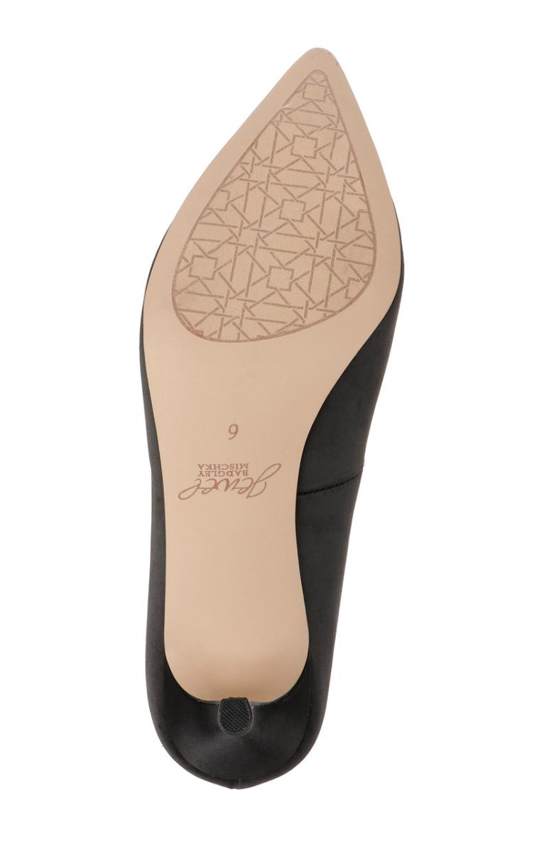 Badgley Mischka Jamila Ankle Strap Kitten Heel Gold Glitter | Women Kitten Heel