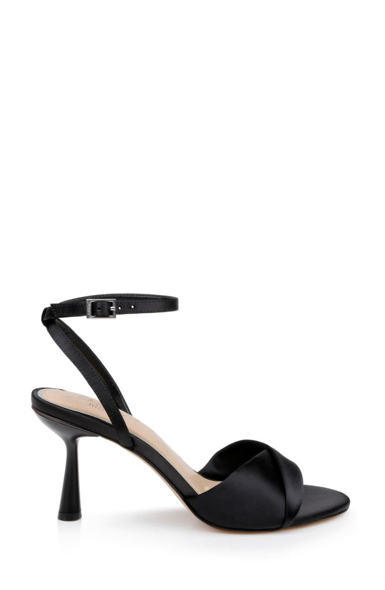 Badgley Mischka Kaia Sandal With Crisscross Vamp Black | Women Stiletto
