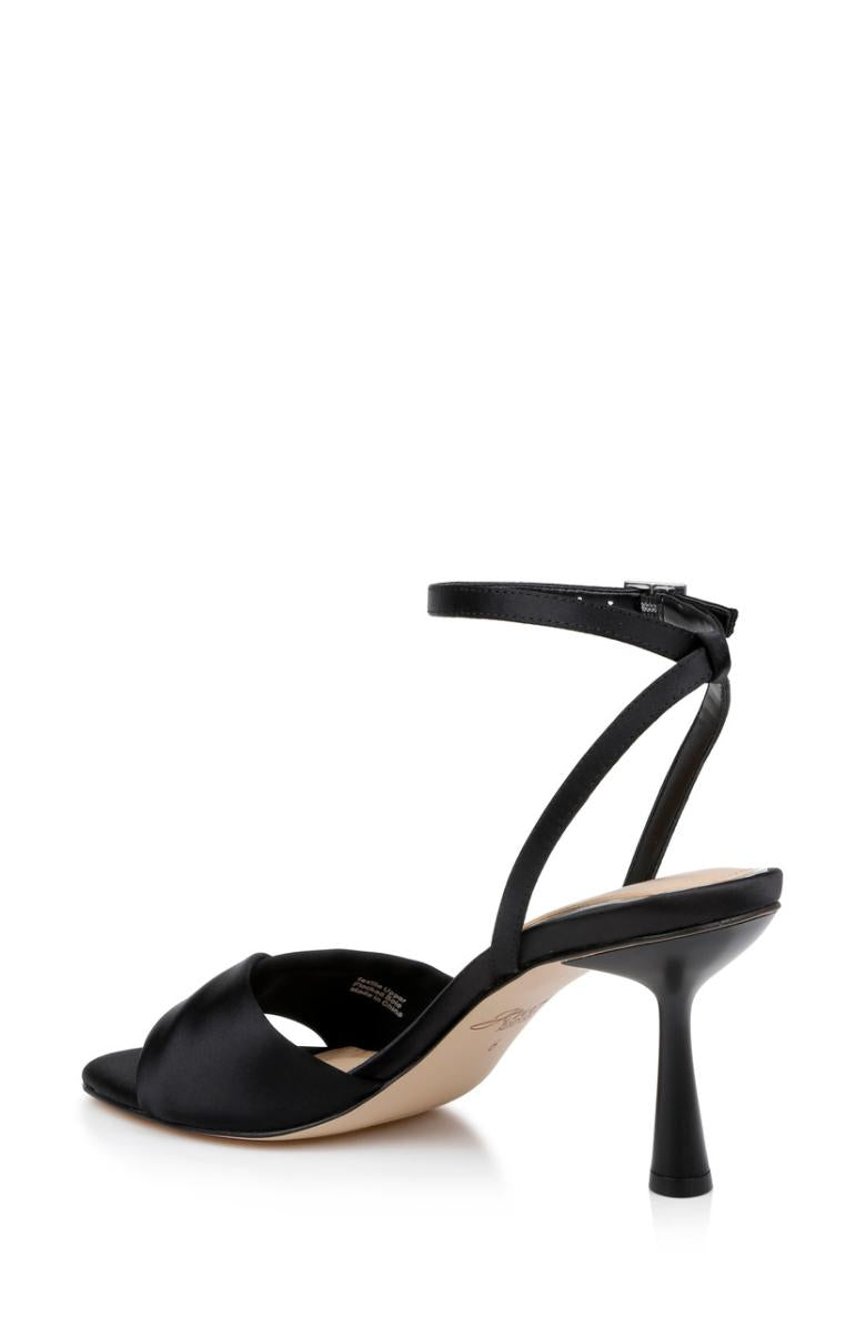 Badgley Mischka Kaia Sandal With Crisscross Vamp Black | Women Stiletto