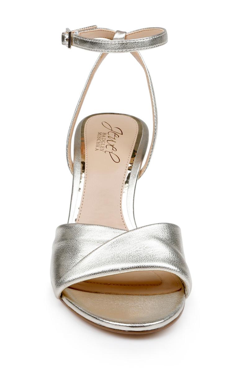 Badgley Mischka Kaia Sandal With Crisscross Vamp Black | Women Stiletto