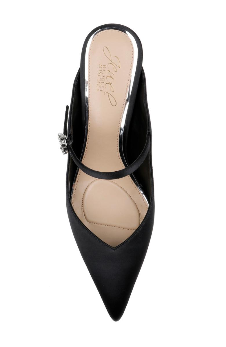 Badgley Mischka Kaylin Pointed Toe Mule Black | Women Stiletto