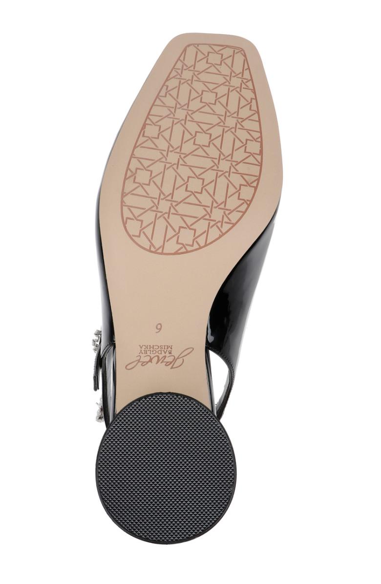 Badgley Mischka Keilani Block Round Heeled Mary Jane Black | Women Block Heels