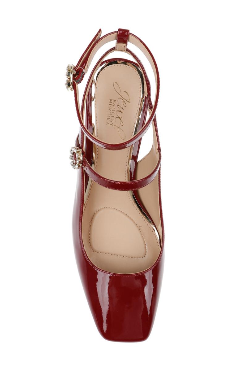 Badgley Mischka Keilani Block Round Heeled Mary Jane Black | Women Block Heels