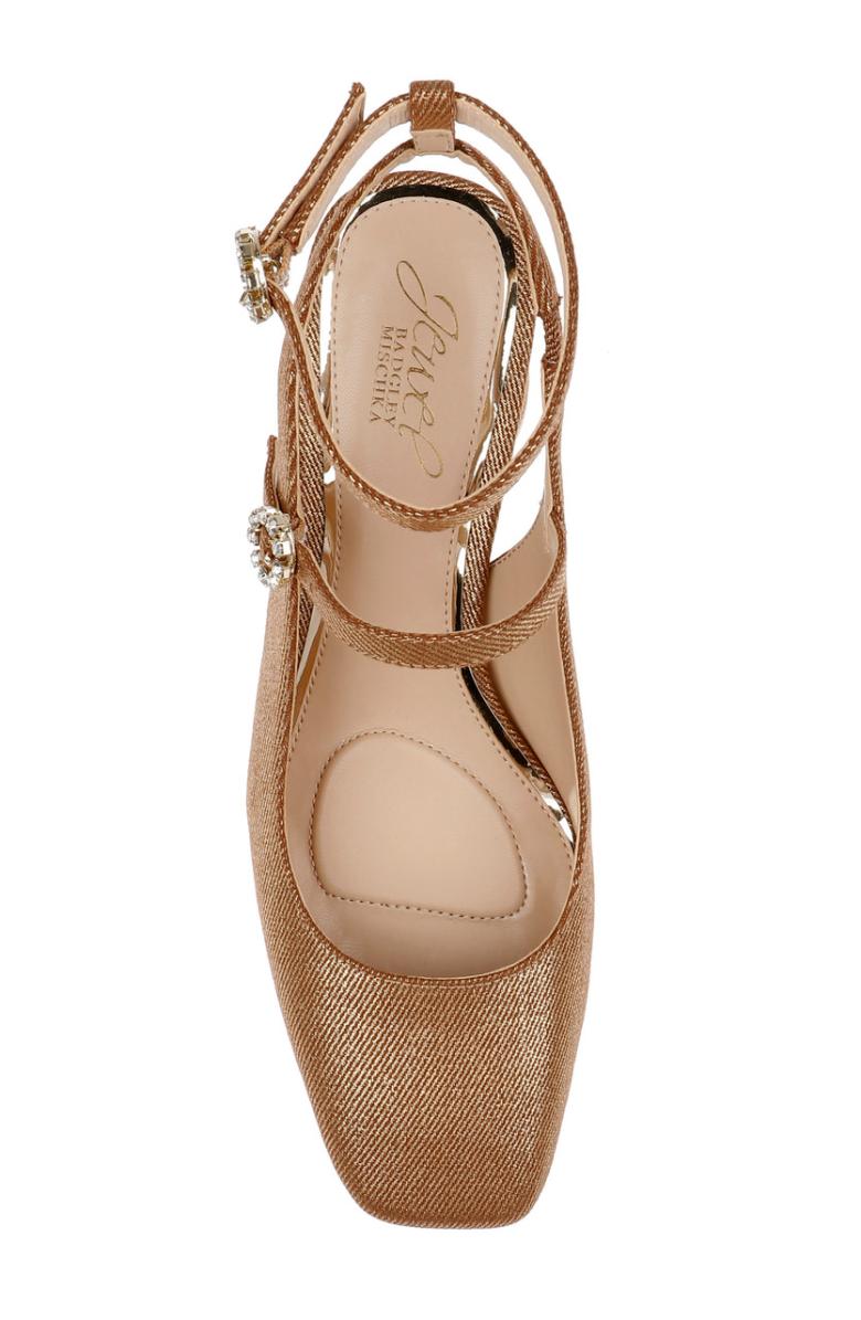 Badgley Mischka Keilani Block Round Heeled Mary Jane Black | Women Block Heels