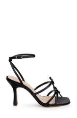 Badgley Mischka Kiyomi Delicate Sandal With Bow Straps Black | Women Stiletto