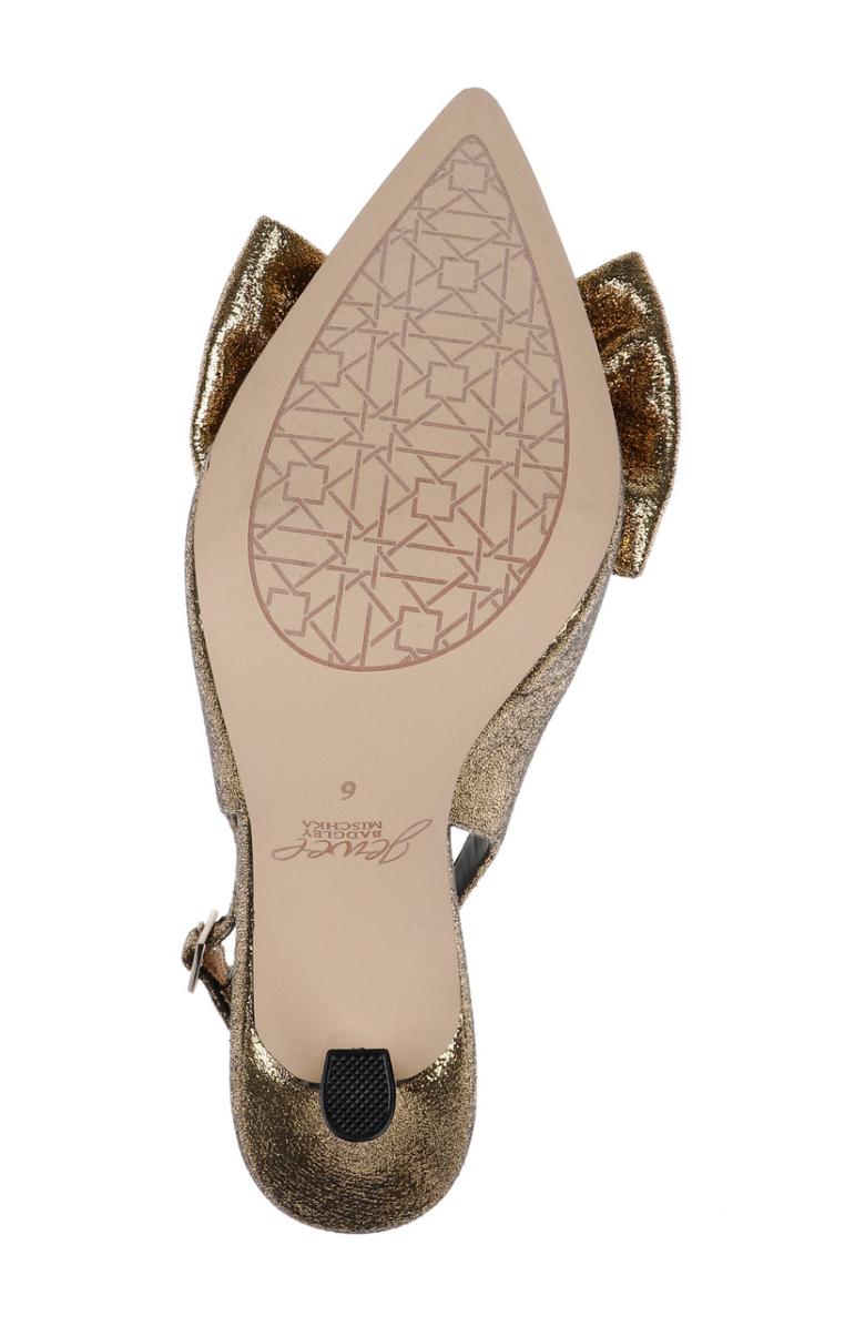 Badgley Mischka Kourtnay Stiletto Slingback With Large Bow Black | Women Stiletto