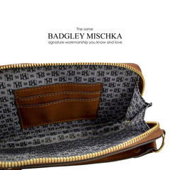 Badgley Mischka Leopard Vegan Leather Pouch Belt Bag | Women Travel