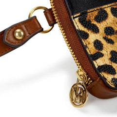 Badgley Mischka Leopard Vegan Leather Pouch Belt Bag | Women Travel