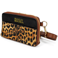 Badgley Mischka Leopard Vegan Leather Pouch Belt Bag | Women Travel