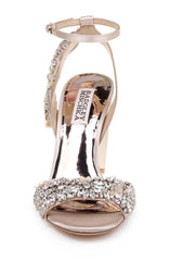 Badgley Mischka Libby Crystal Embellished Evening Shoe Ivory | Women Best Sellers