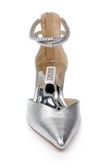 Badgley Mischka Lilibeth Dual-Strapped Kitten Heels Black | Women Kitten Heel