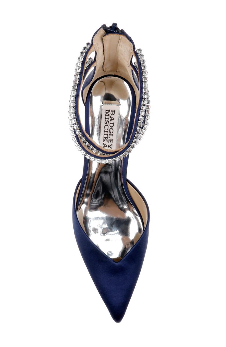 Badgley Mischka Lilibeth Dual-Strapped Kitten Heels Black | Women Kitten Heel