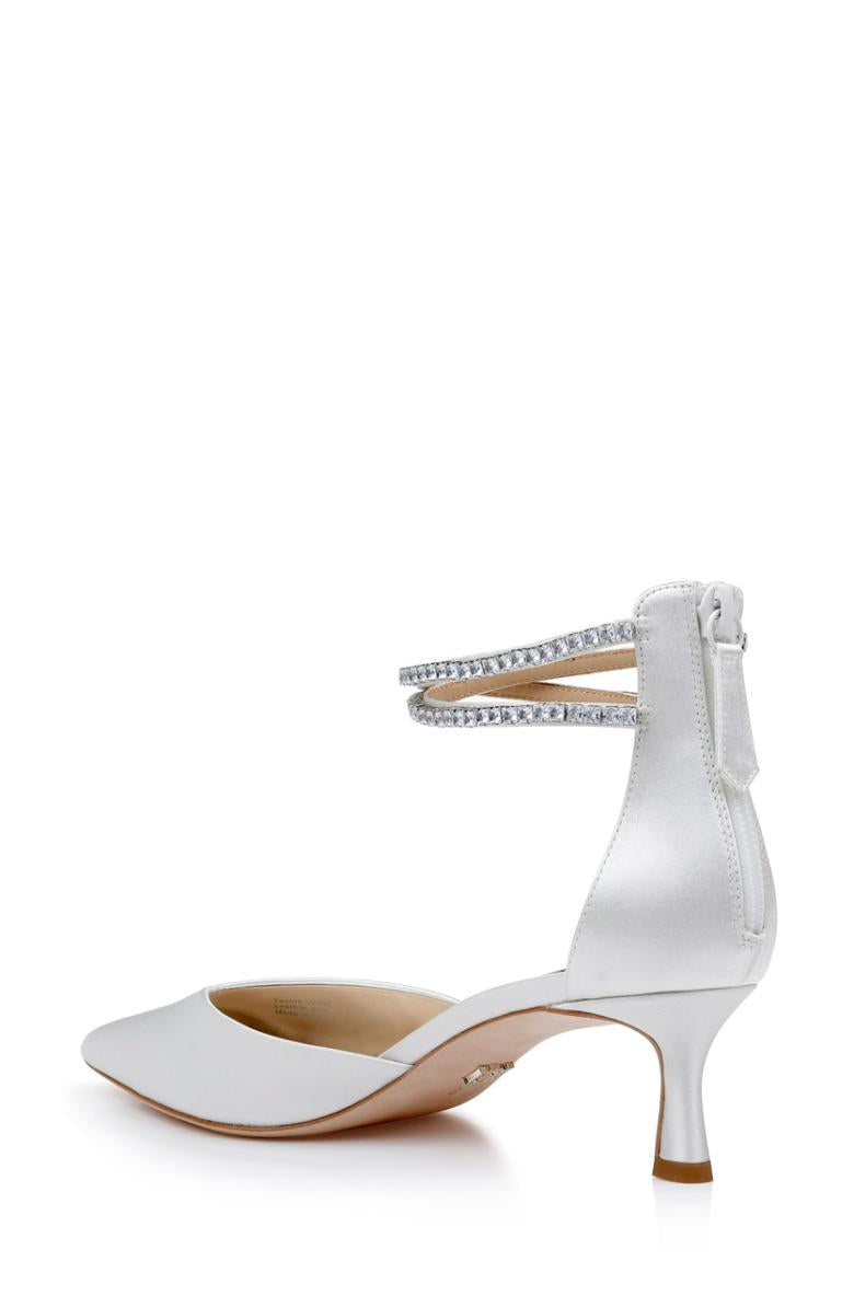 Badgley Mischka Lilibeth Dual-Strapped Kitten Heels Black | Women Kitten Heel