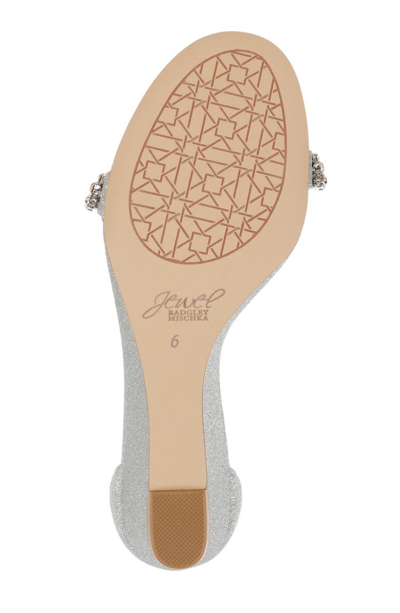 Badgley Mischka Lora Low Wedge Sandals Champagne | Women Wedge