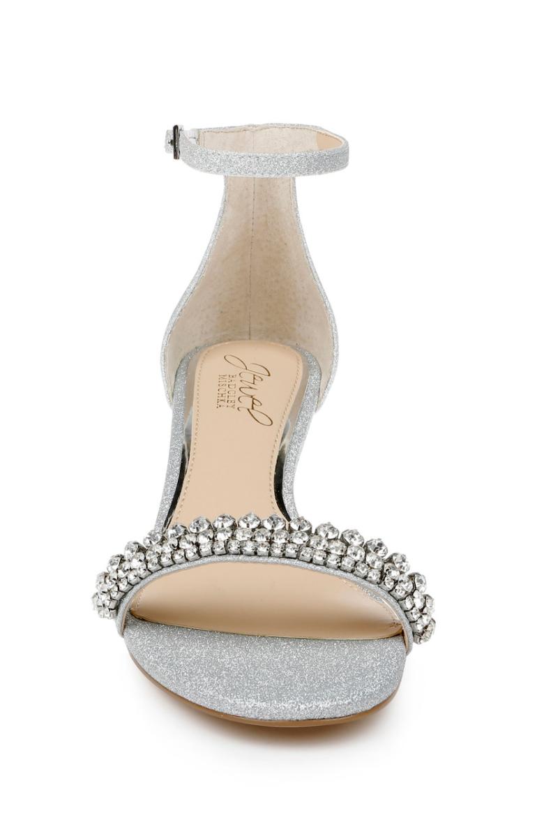 Badgley Mischka Lora Low Wedge Sandals Champagne | Women Wedge