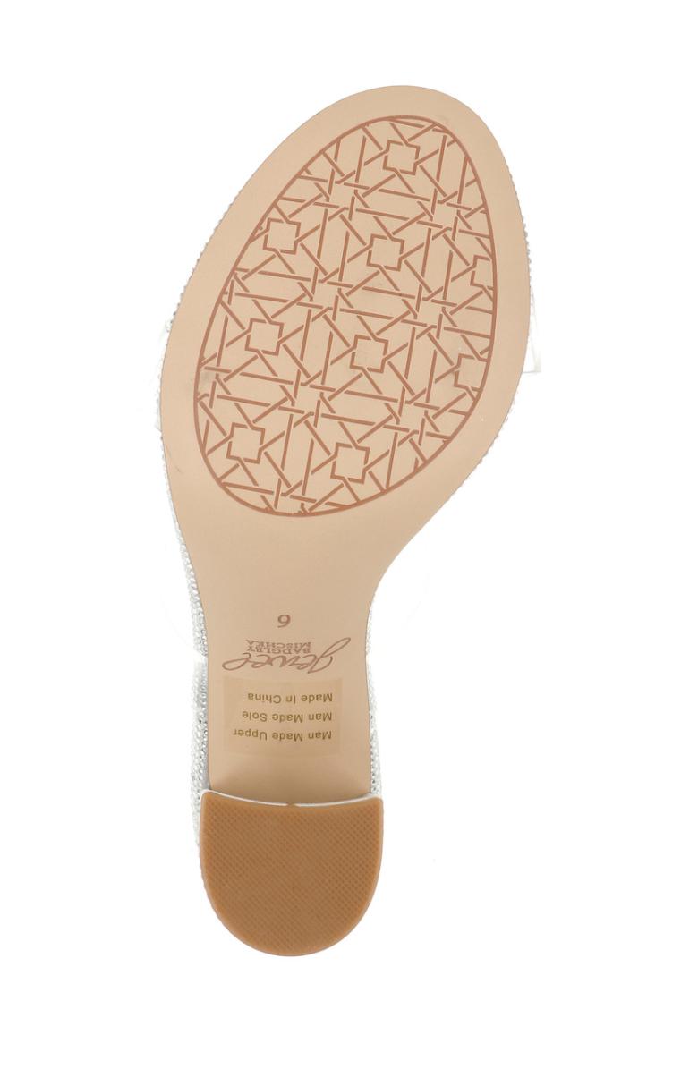 Badgley Mischka Lucero Block Heel Slide Clear | Women Block Heels