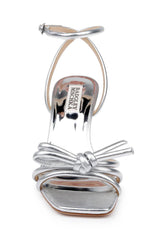 Badgley Mischka Luciana Knot Detail Wedge Sandal Champagne | Women Wedge