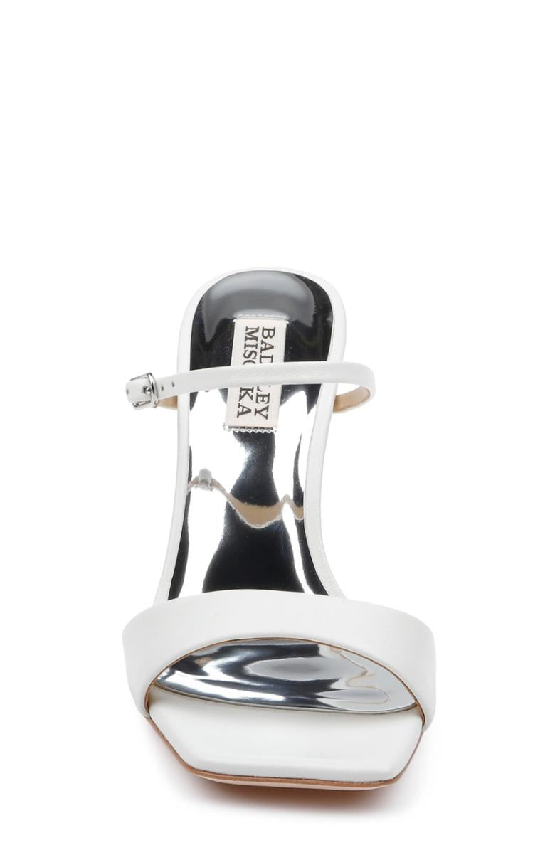 Badgley Mischka Luna Mule With Sculptural Wedge Black | Women Wedge