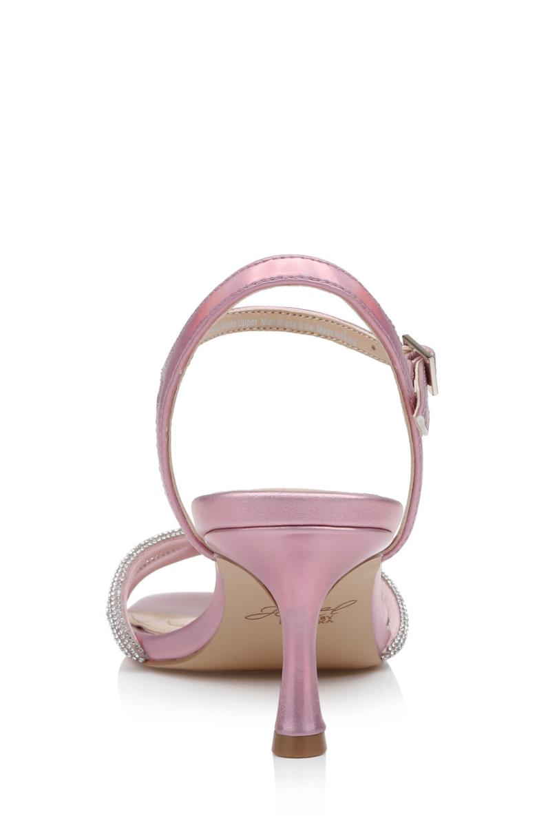 Badgley Mischka Maci Metallic Sandal With Rhinestone Knot Detail Blue | Women Best Sellers