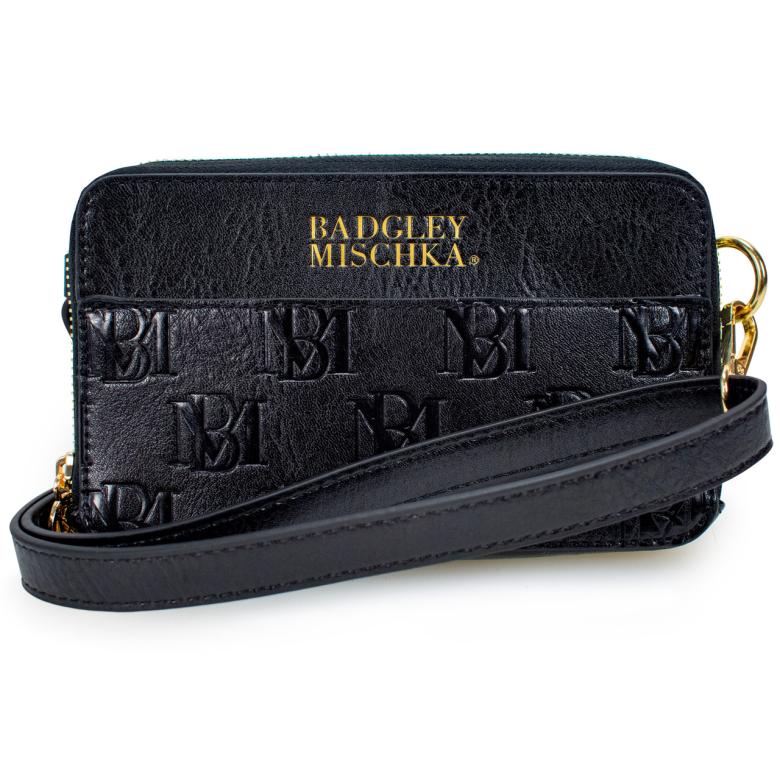Badgley Mischka Madalyn Vegan Leather Pouch Belt Bag Brown | Women Travel