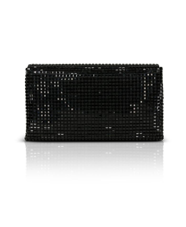 Badgley Mischka Maria Allover Crystal Envelope Clutch Black | Women Evening Bags