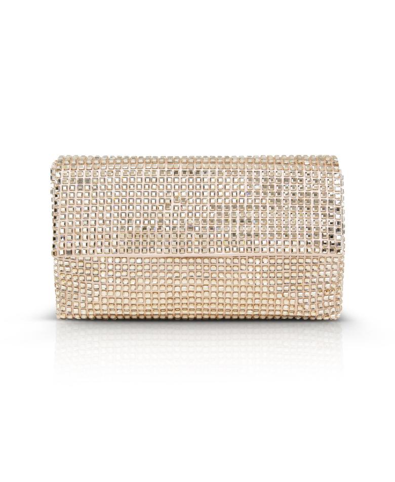 Badgley Mischka Maria Allover Crystal Envelope Clutch Black | Women Evening Bags