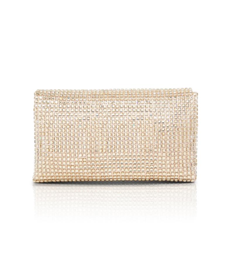 Badgley Mischka Maria Allover Crystal Envelope Clutch Black | Women Evening Bags