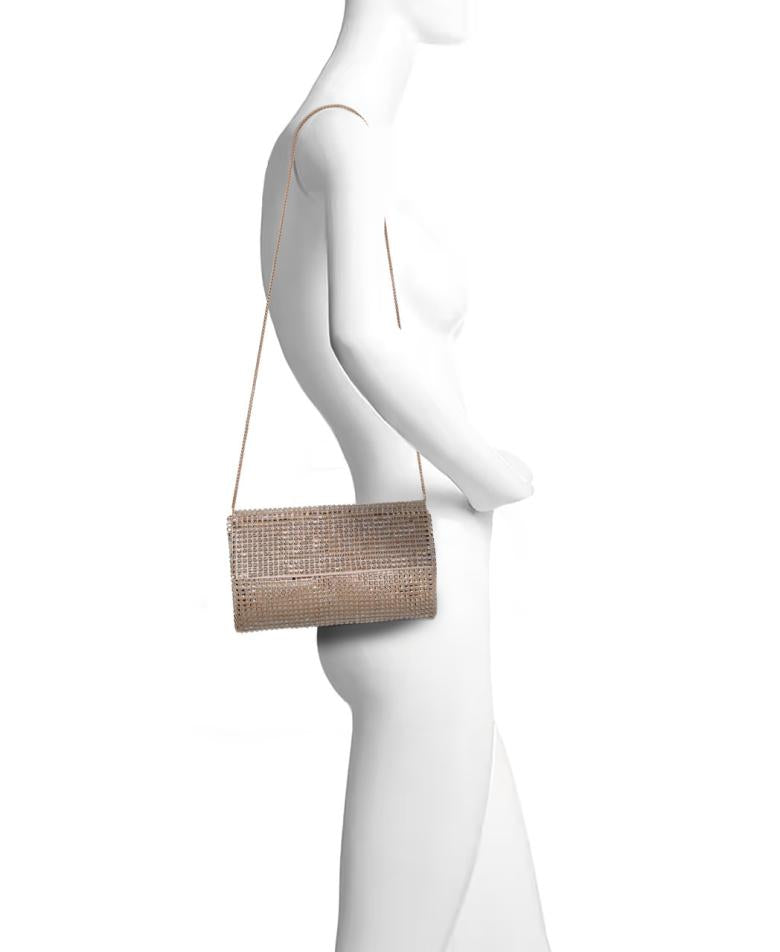 Badgley Mischka Maria Allover Crystal Envelope Clutch Black | Women Evening Bags