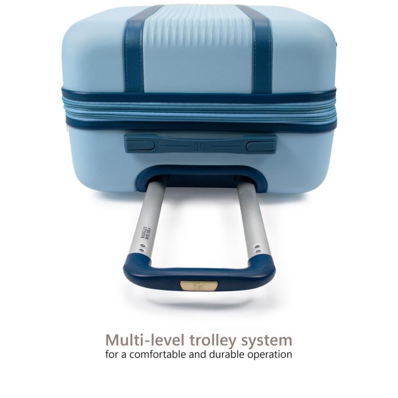 Badgley Mischka Mia 3 Piece Expandable Retro Luggage Set Black | Women Travel