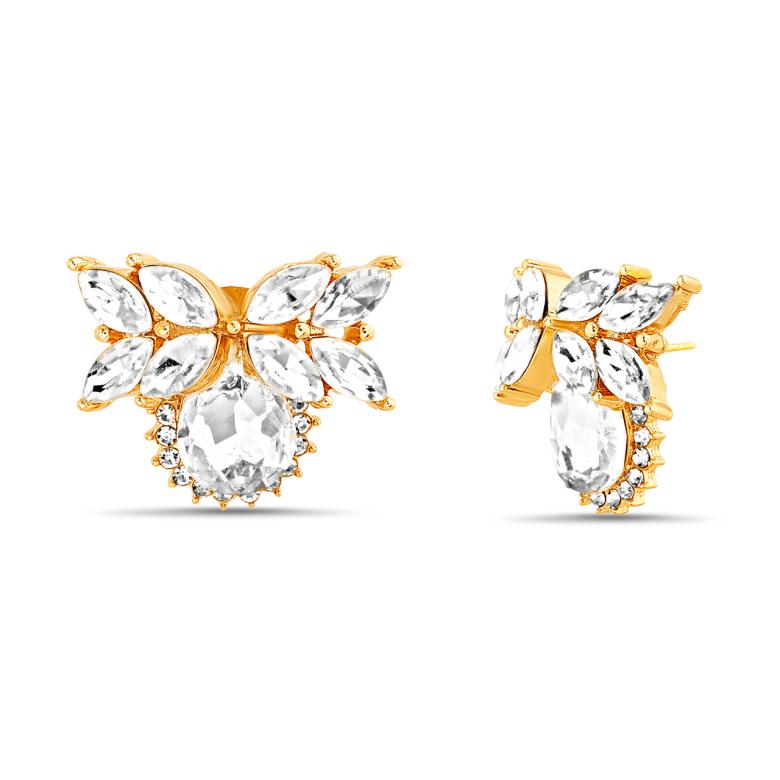 Badgley Mischka Navette And Teardrop Stud Earrings | Women Fashion Jewelry