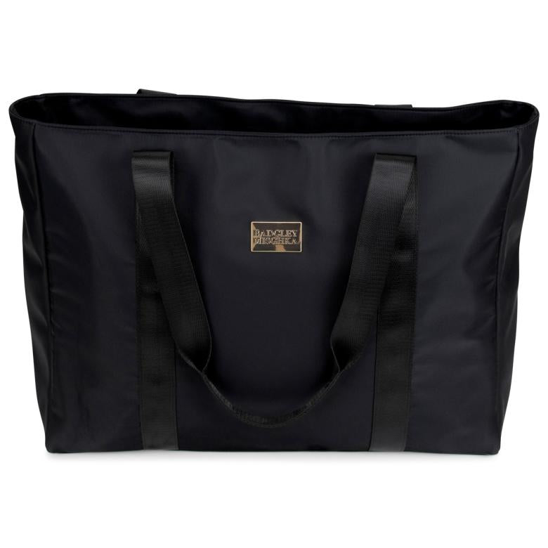 Badgley Mischka Nylon Weekender Tote Bag Black | Women Travel