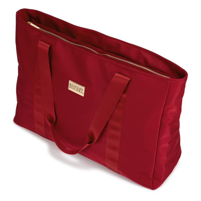 Badgley Mischka Nylon Weekender Tote Bag Black | Women Travel