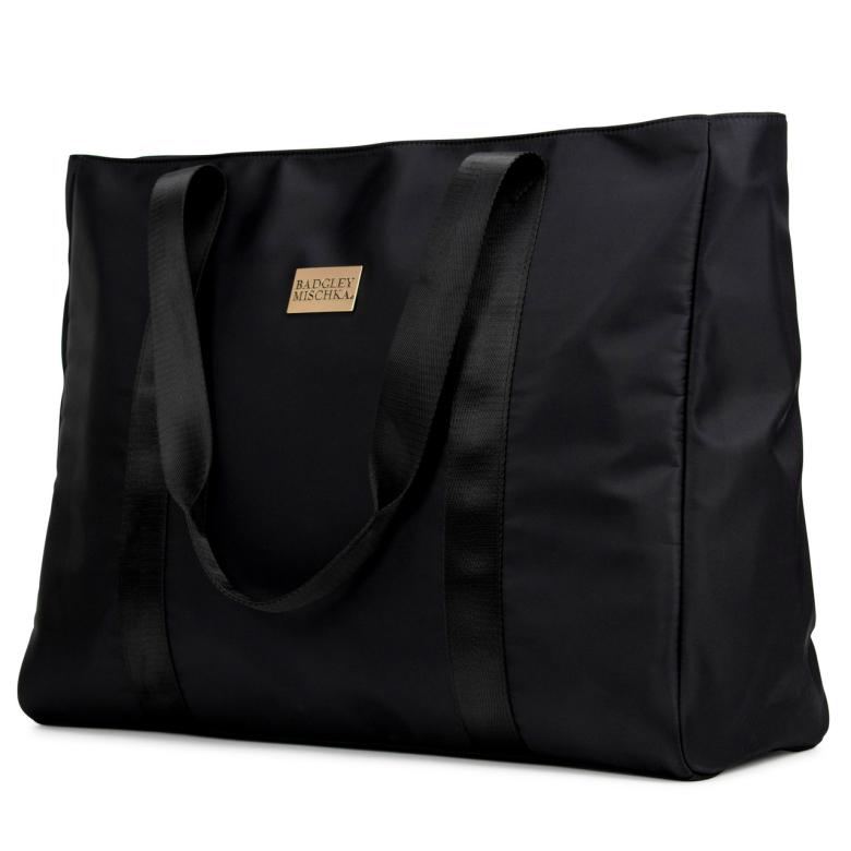 Badgley Mischka Nylon Weekender Tote Bag Black | Women Travel