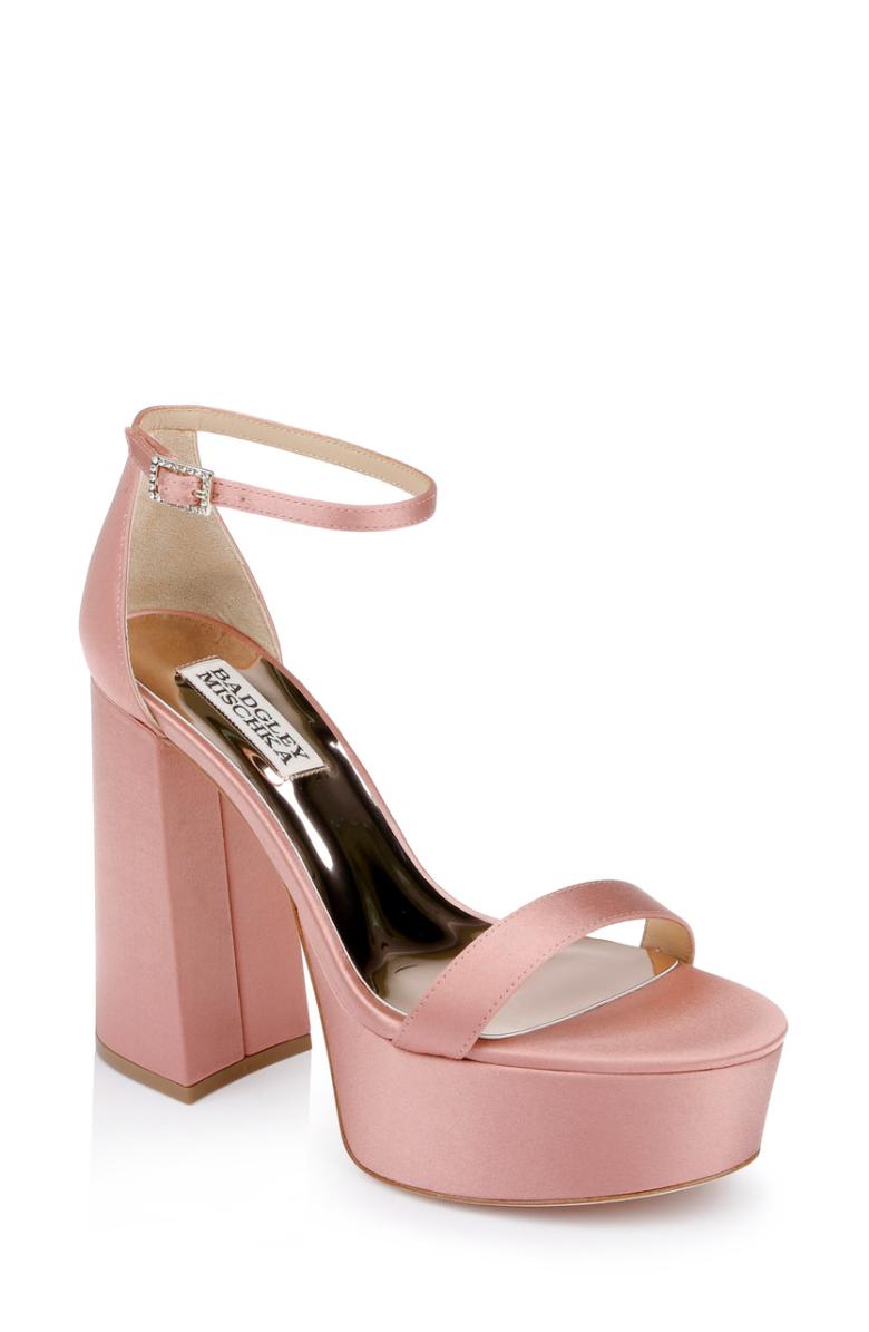 Badgley Mischka Party Platform Block Heel Black | Women Platform