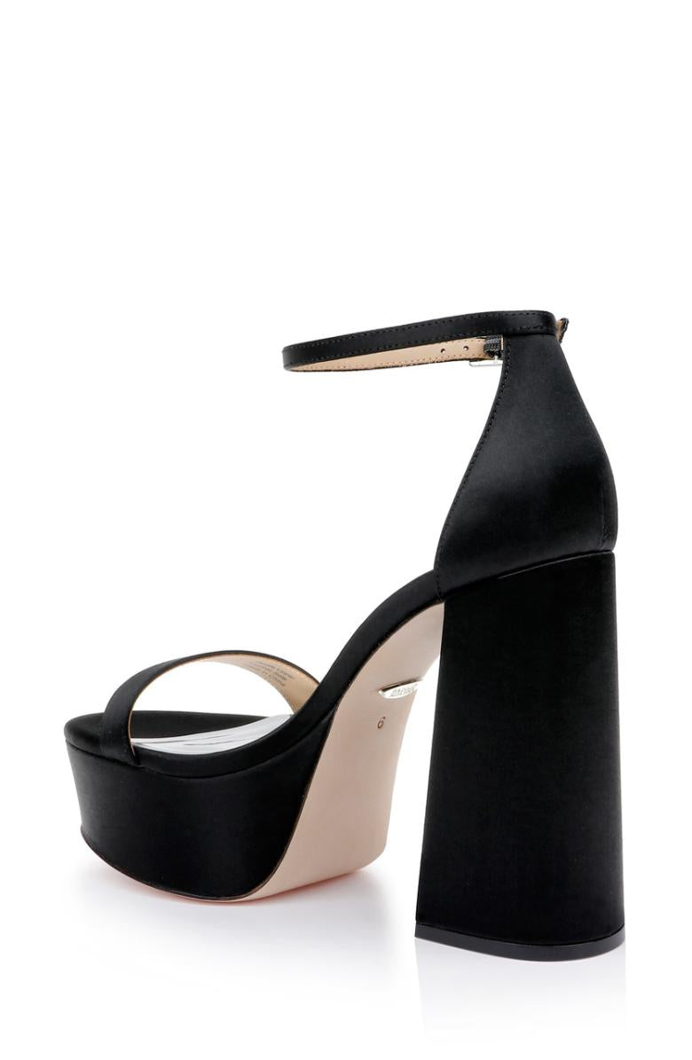 Badgley Mischka Party Platform Block Heel Black | Women Platform