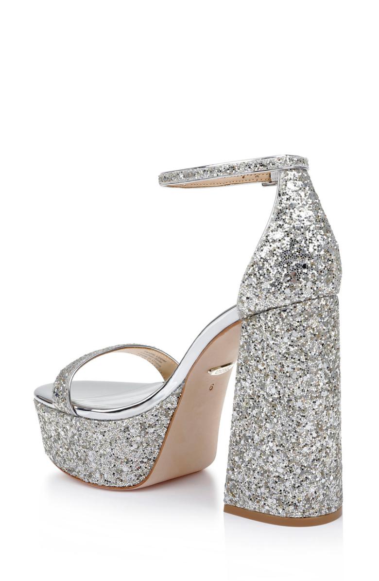 Badgley Mischka Party Platform Block Heel Black | Women Platform