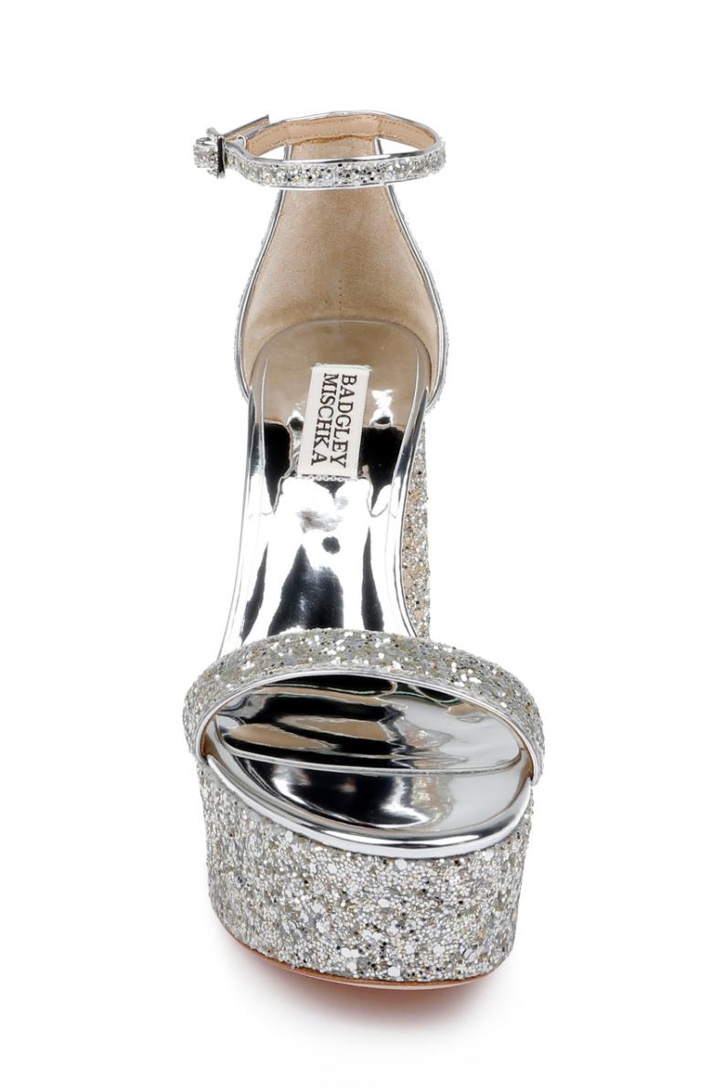 Badgley Mischka Party Platform Block Heel Black | Women Platform