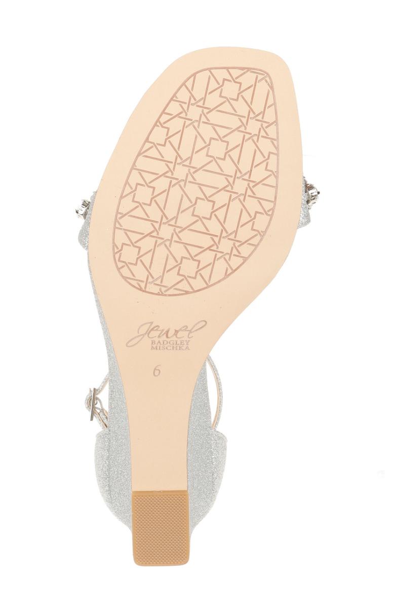 Badgley Mischka Peggy Crystal Embellished Wedge Champagne | Women Wedge